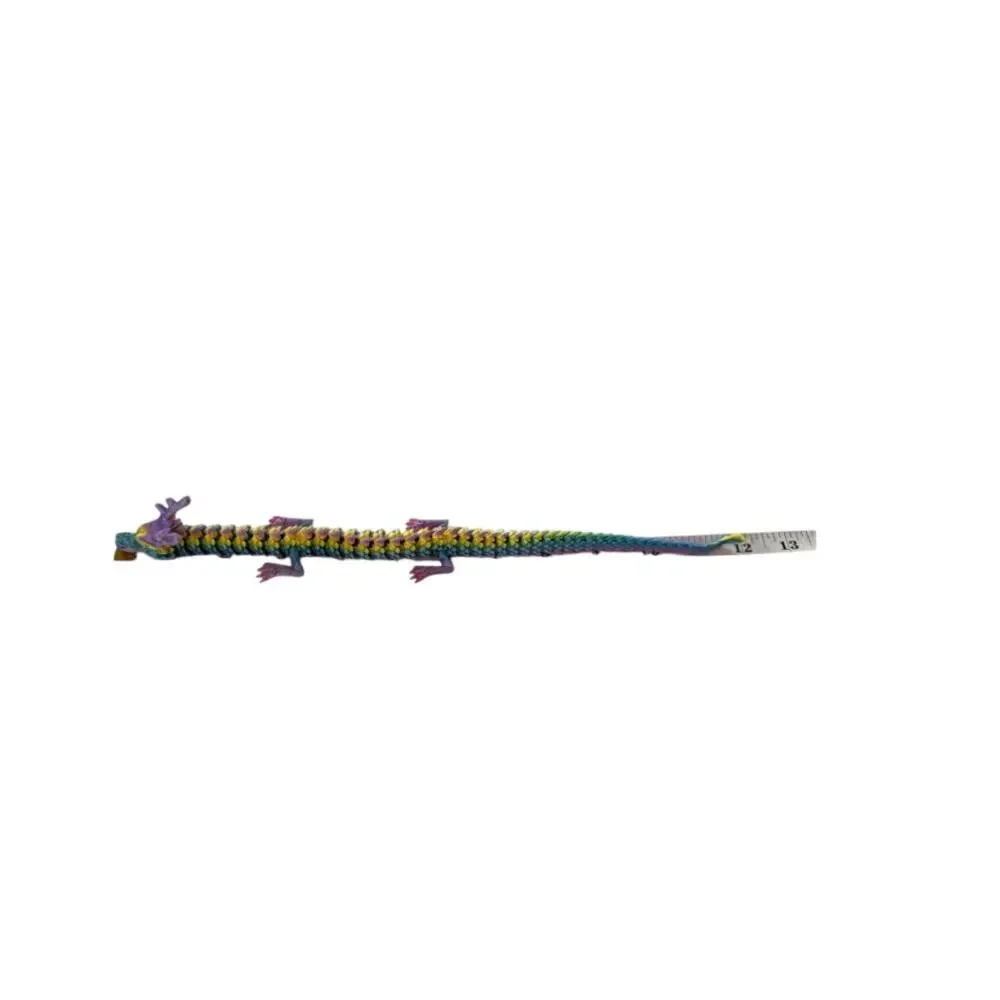 Horned Dragon 3D Printed Rainbow Multicolor NEW
